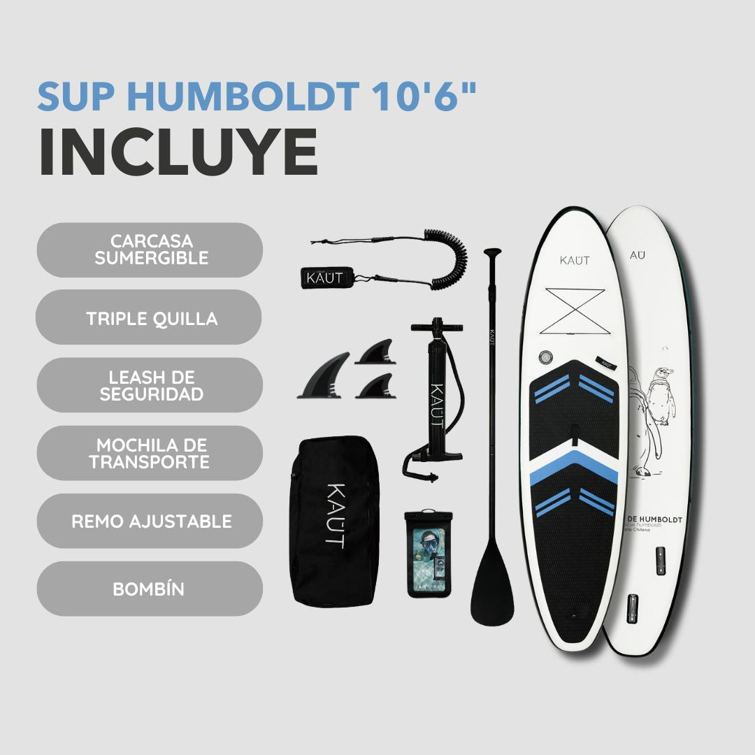 Stand Up Paddle (SUP) Inflable Capa Reforzada - 10'6'' pies / 320 cm + Mochila & Accesorios